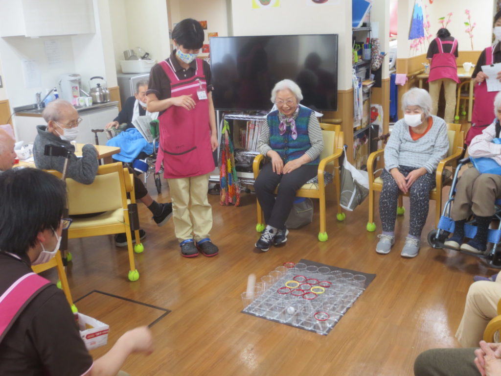 デイでの日常③（ゲームレク） 万葉のさとは神奈川県川崎市と横浜市の溝の口,梶が谷,西寺尾,大口,青葉台に